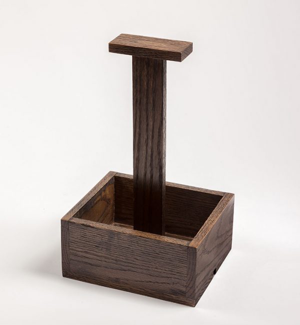 wooden condiment tray