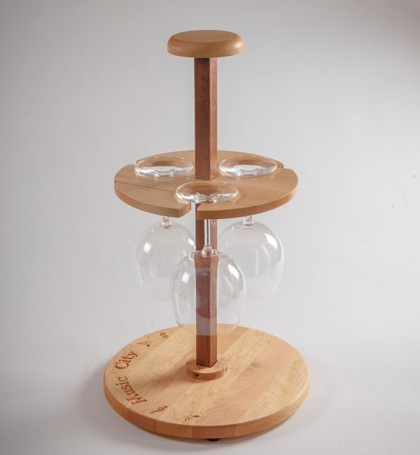 personalized wine caddy