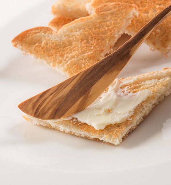 customizable wood butter spreader